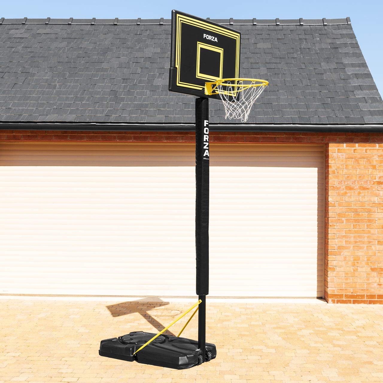FORZA Almohadilla de Postes de Baloncesto Protecciones de Canasta de Baloncesto con Acolchado | Resistente y Impermeable para Uso Exterior | Proteger a los Jugadores | 2 Tamaños Disponibles