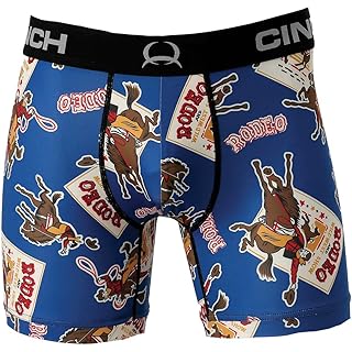 Cinch Men's 6 Inch Rodeo Boxer Brief Multi L