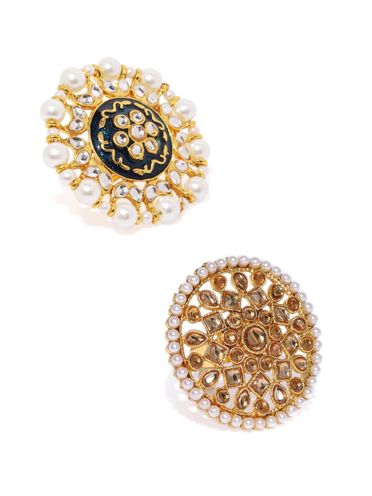 ZAVERI PEARLS Non Precious Metal Ring for Women (ZPFK9046) (B07X3ZZG8D) Amazon Price History, Amazon Price Tracker