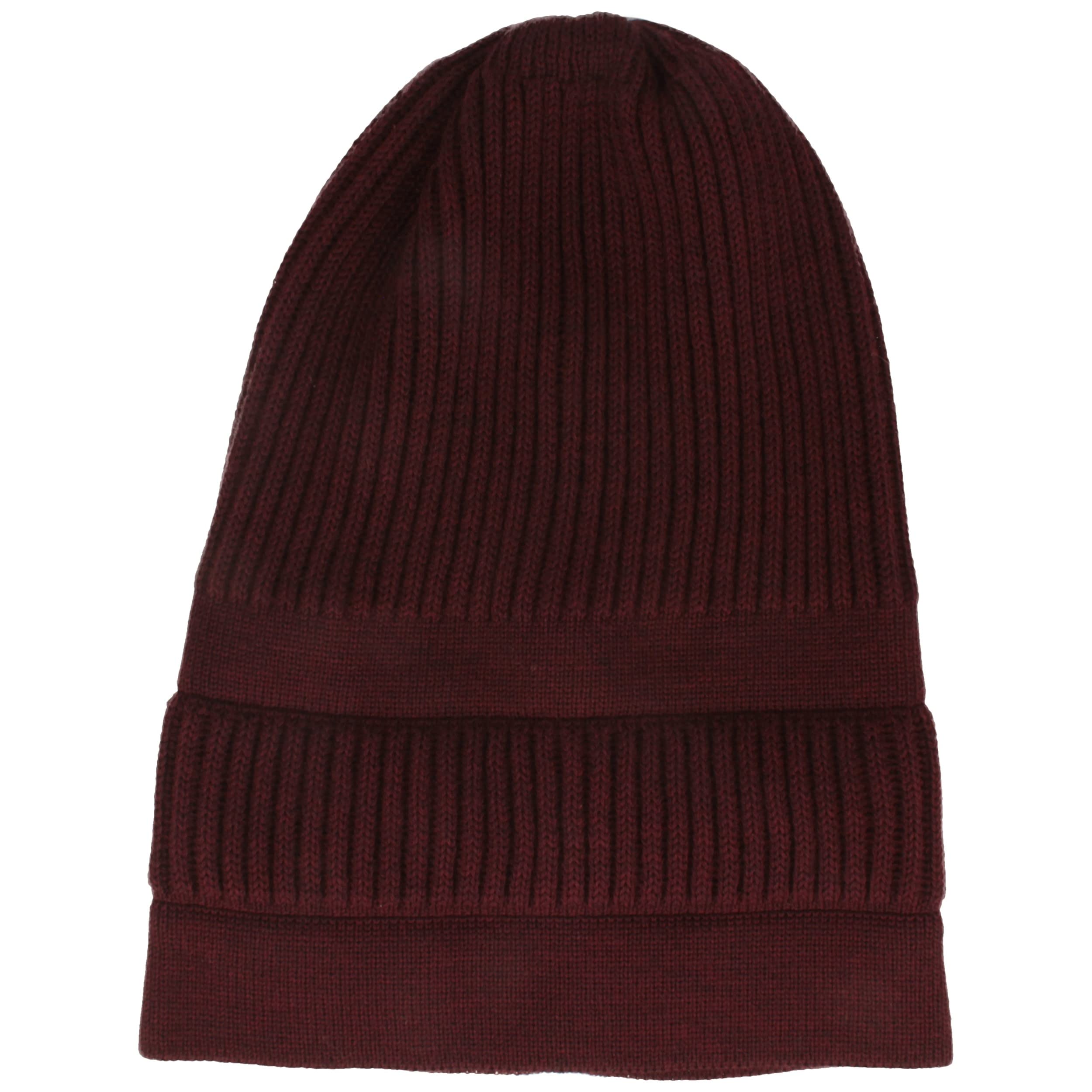 Breiter Czapka z dzianiny XXL dla większych głów, czapka zimowa, czapka beanie z wełny