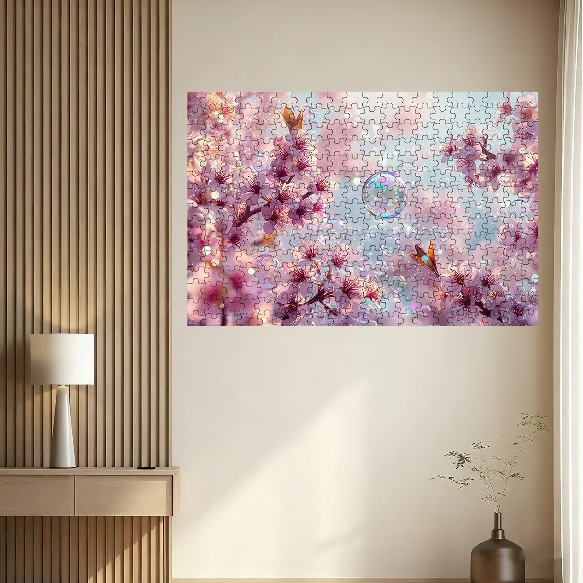 Puzzle 3000 sztuk kwiat, Dream Puzzle, Puzzle 3000 Dorosłych, Puzzle dla dorosłych z pudełkiem prezentowym, drewniane puzzle wyzwanie dla całej rodziny, oryginalne prezenty dla kobiet Decor -3118