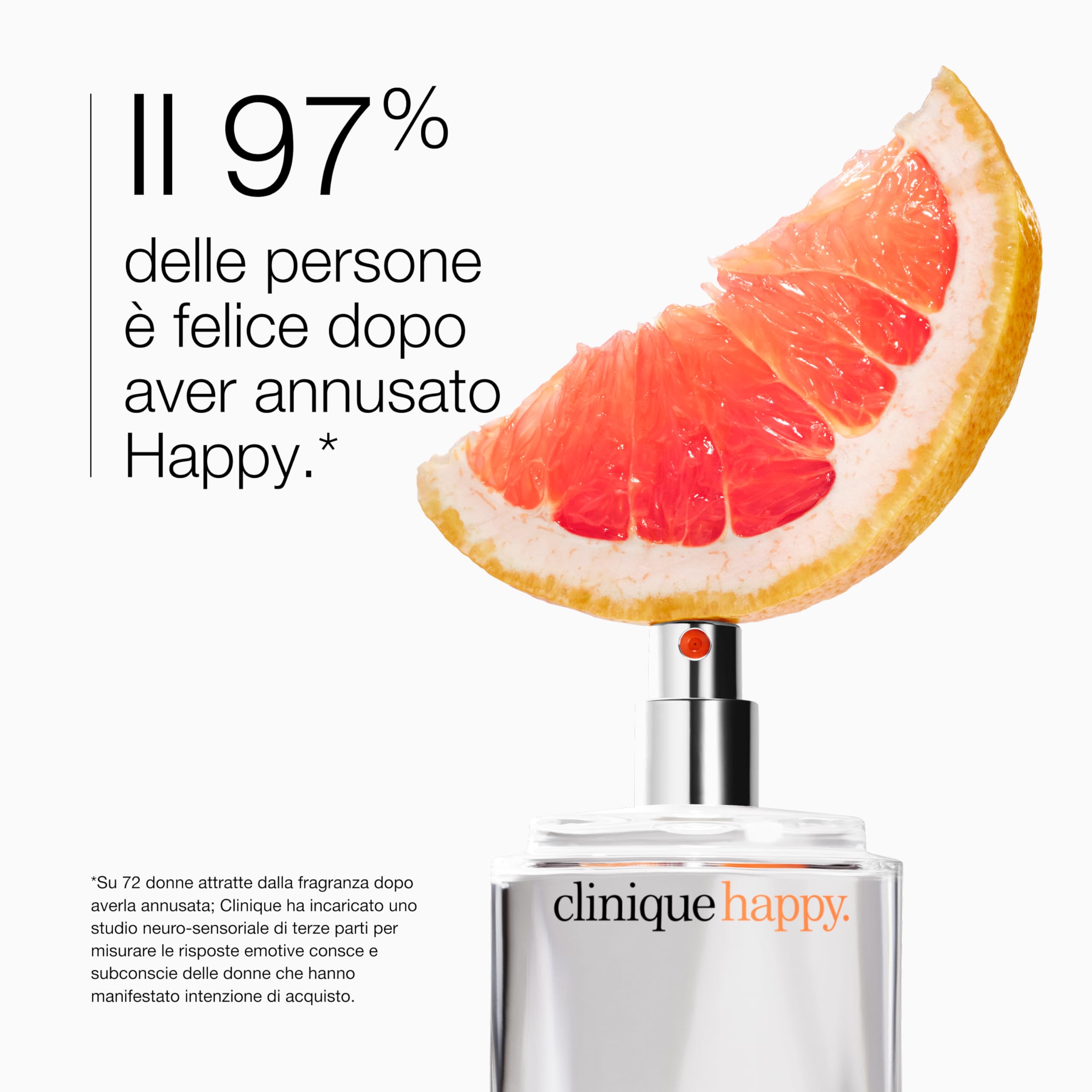 Clinique Happy Perfume Spray - Perfume For Women profumo donna | Note di agrumi e fiori freschi
