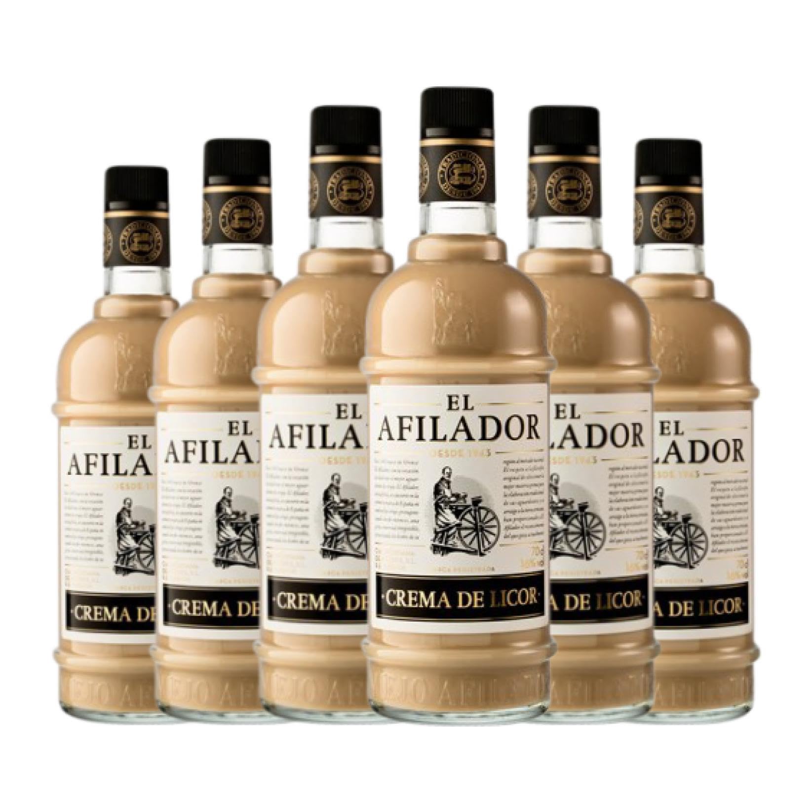 Crema de Licor El Afilador El Afilador Crema de Orujo 70 cl (Caja de 6 Botellas de 70 cl)
