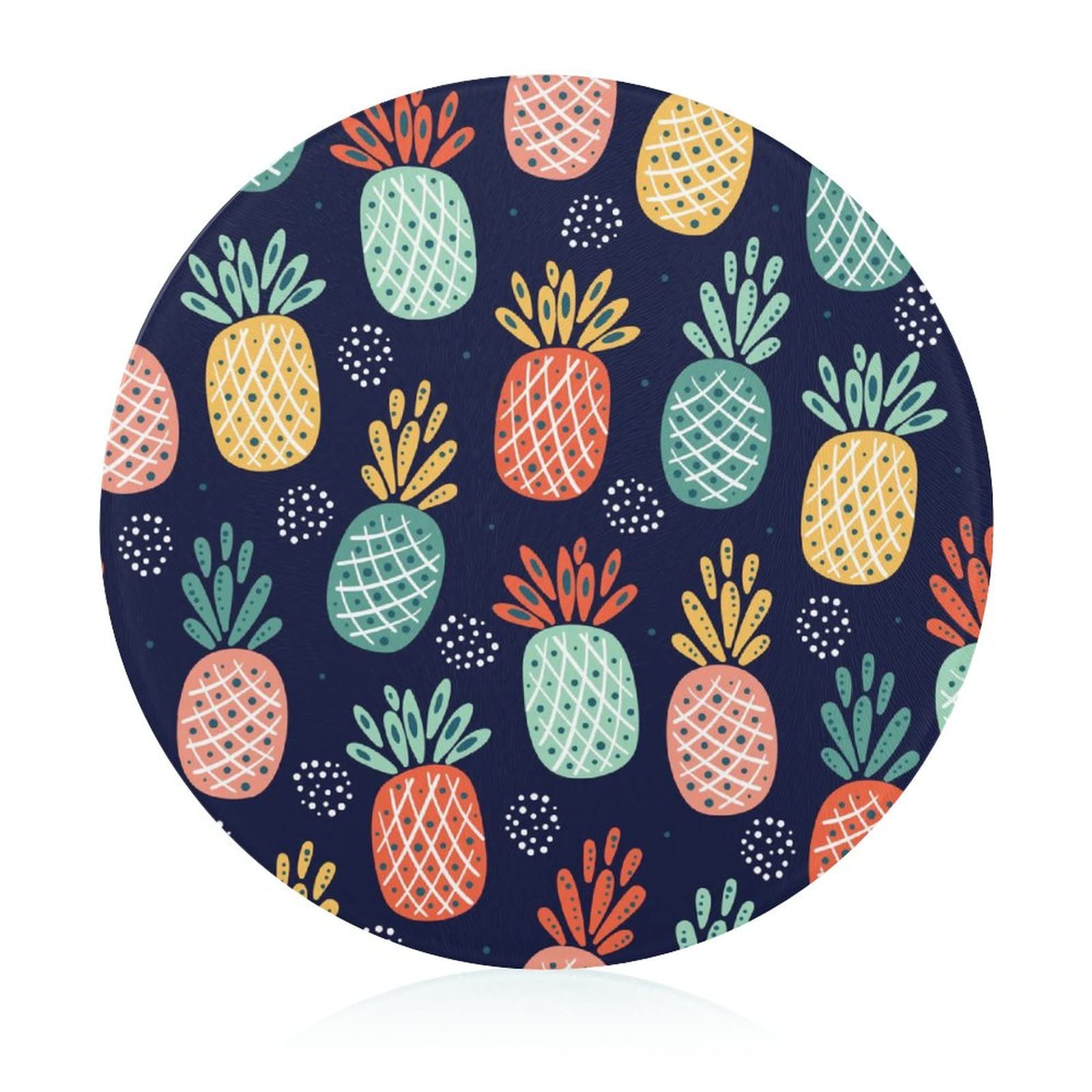 Planche à découper ananas de couleur avec finition robuste