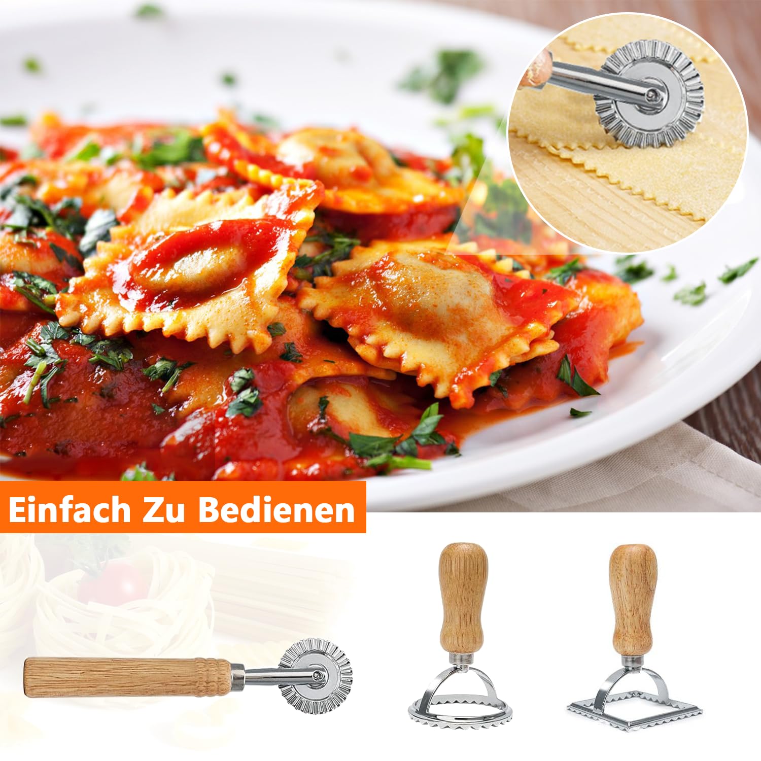 Lot de 12 machines à pâtes manuelles avec support de séchage des pâtes, rouleau à pâtes, planche à gnocchi, emporte-pièces pour ravioli, coupe-pâtes, kit de fabrication de pâtes