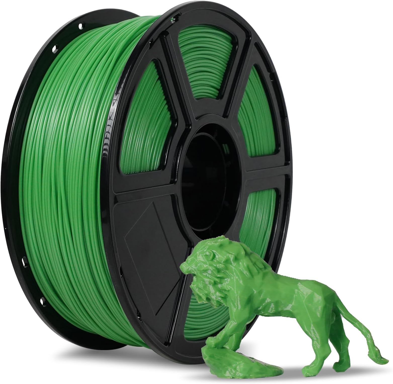 FLASHFORGE ASA Filament 1.75mm Green, 3D Printer Filament 1kg (2.2lbs) Spool, Dimensional Accuracy +/- 0.02mm, Durable, High UV-Resistant, Perfect for Printing Outdoor Functional Parts