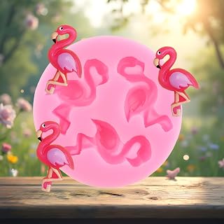 Flamingo Silicone Fondant Mold For Cake Decorating Cupcake Topper Candy Chocolate Gum Paste Polymer Clay