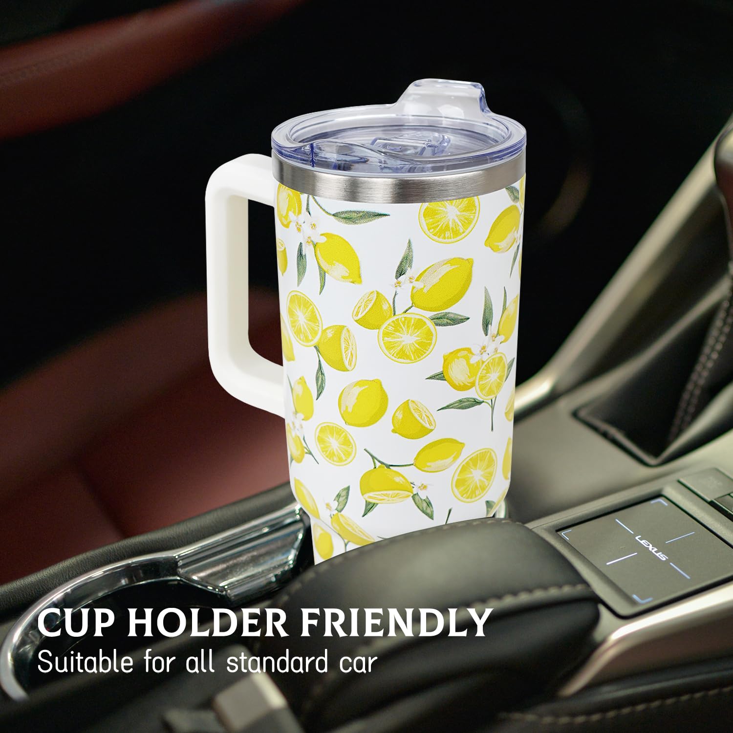 ✨Lemon milk✨ Amazon.com | Fnokuxz Lemon Tumbler 40 Oz, Lemon Gifts for
