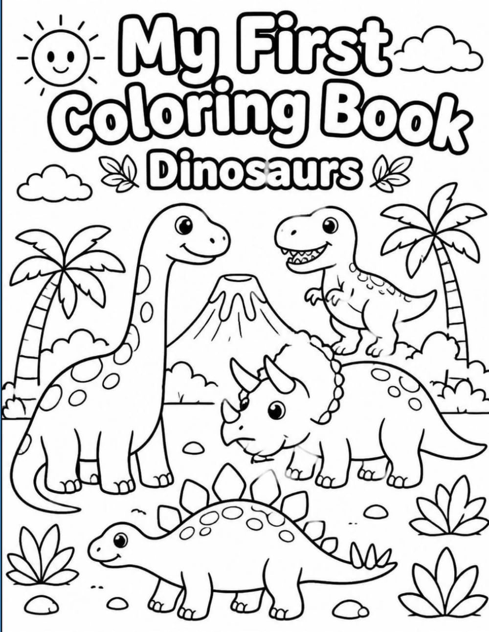 My First Coloring Book: Dinosaurs