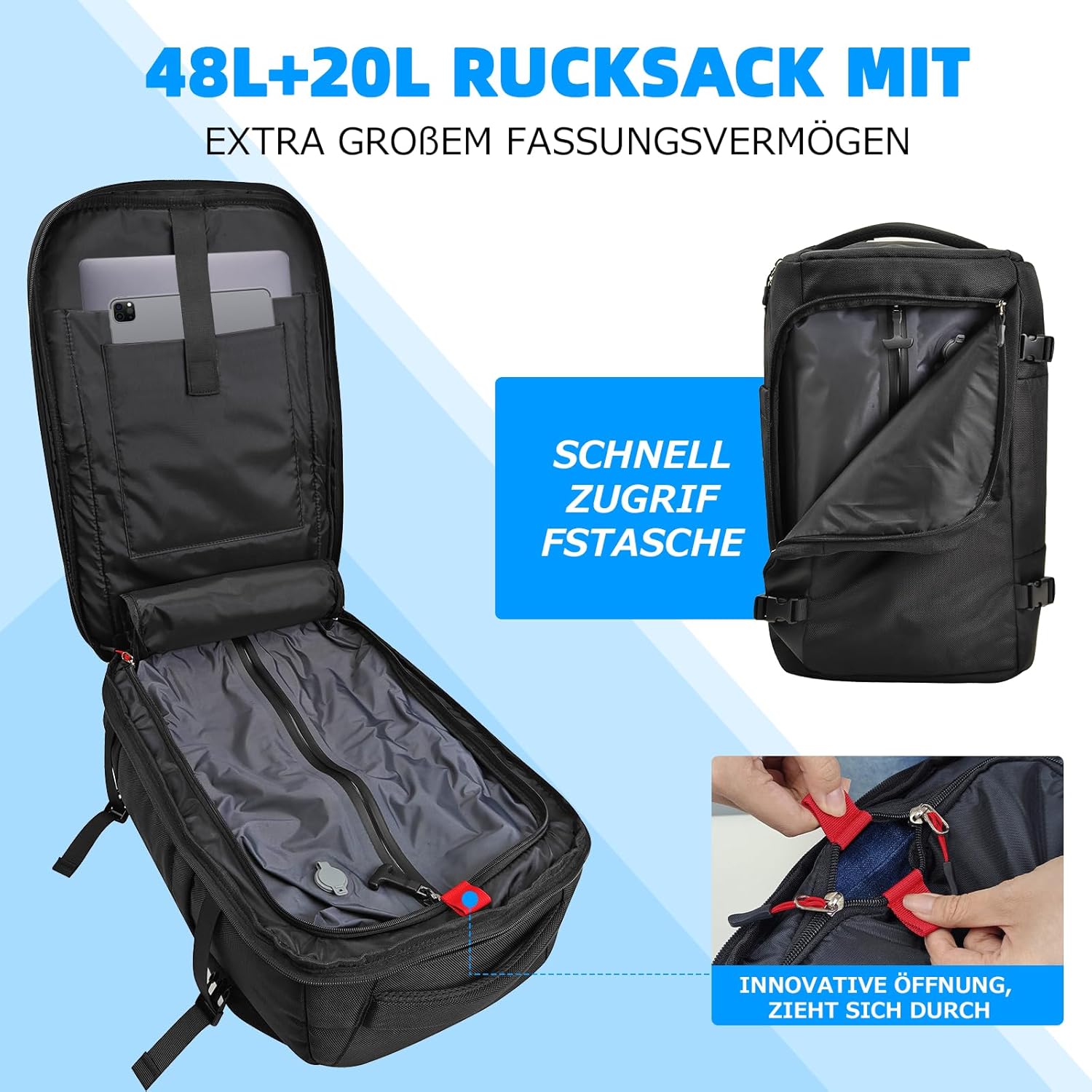 KINGSLONG hátizsák méretek és laptop kompatibilitás