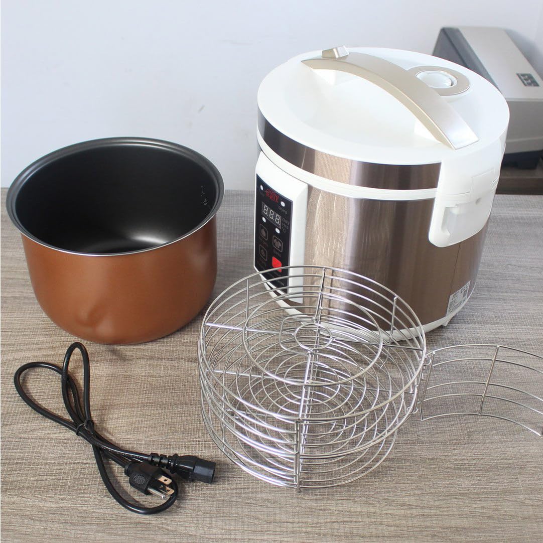 Czarny fermentor do czosnku, w pełni automatyczny, inteligentny, sterowany ekspres do czosnku, do różnych potraw, sosów, marynat, 6 l