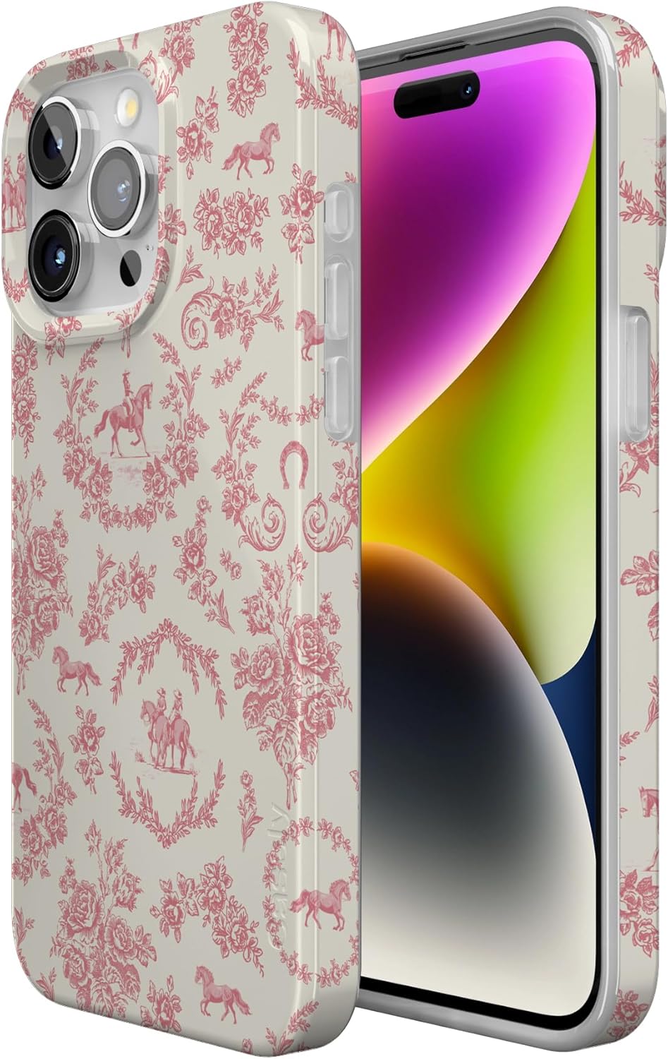Casely iPhone 15 Pro Case | Western Bloom | Jenna Palek x Casely | Compatible with MagSafe | Classic Ultra Slim Design
