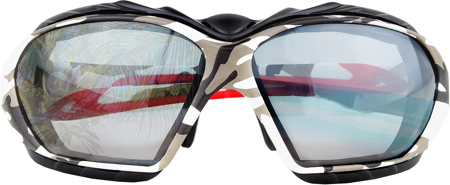 Platinum Sun Polarized Floating Sunglasses Men Women - UV400 Swimming Goggles Men & Women with Anti-Slip Strap & Foam Padding