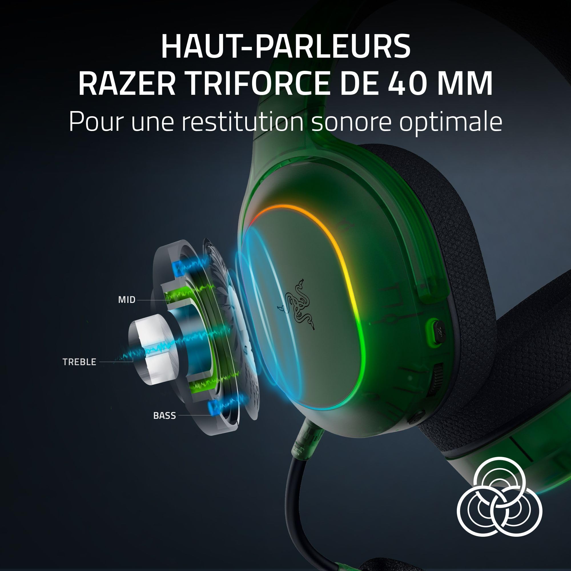 Razer Barracuda X Phantom Green Edition - Wireless Cross-Platform
