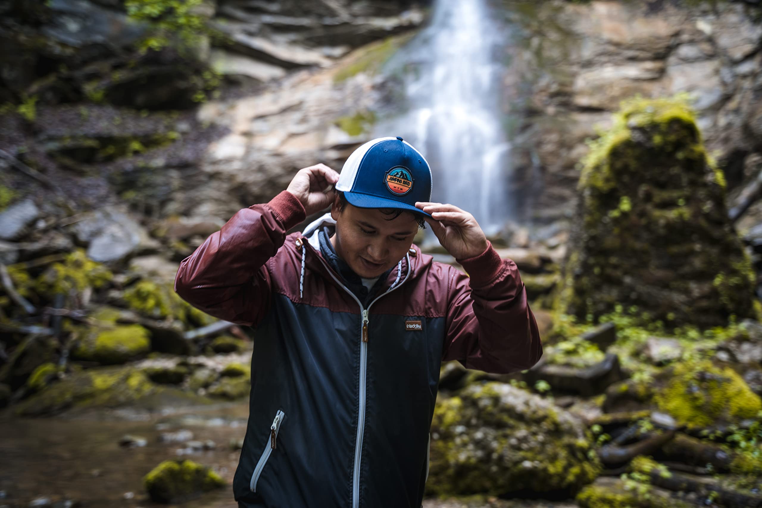 Jumping Bird Casquette Baseball Unisex • Outdoor Trucker Cap • Individuellement réglable et Facilement Lavable • Respirant