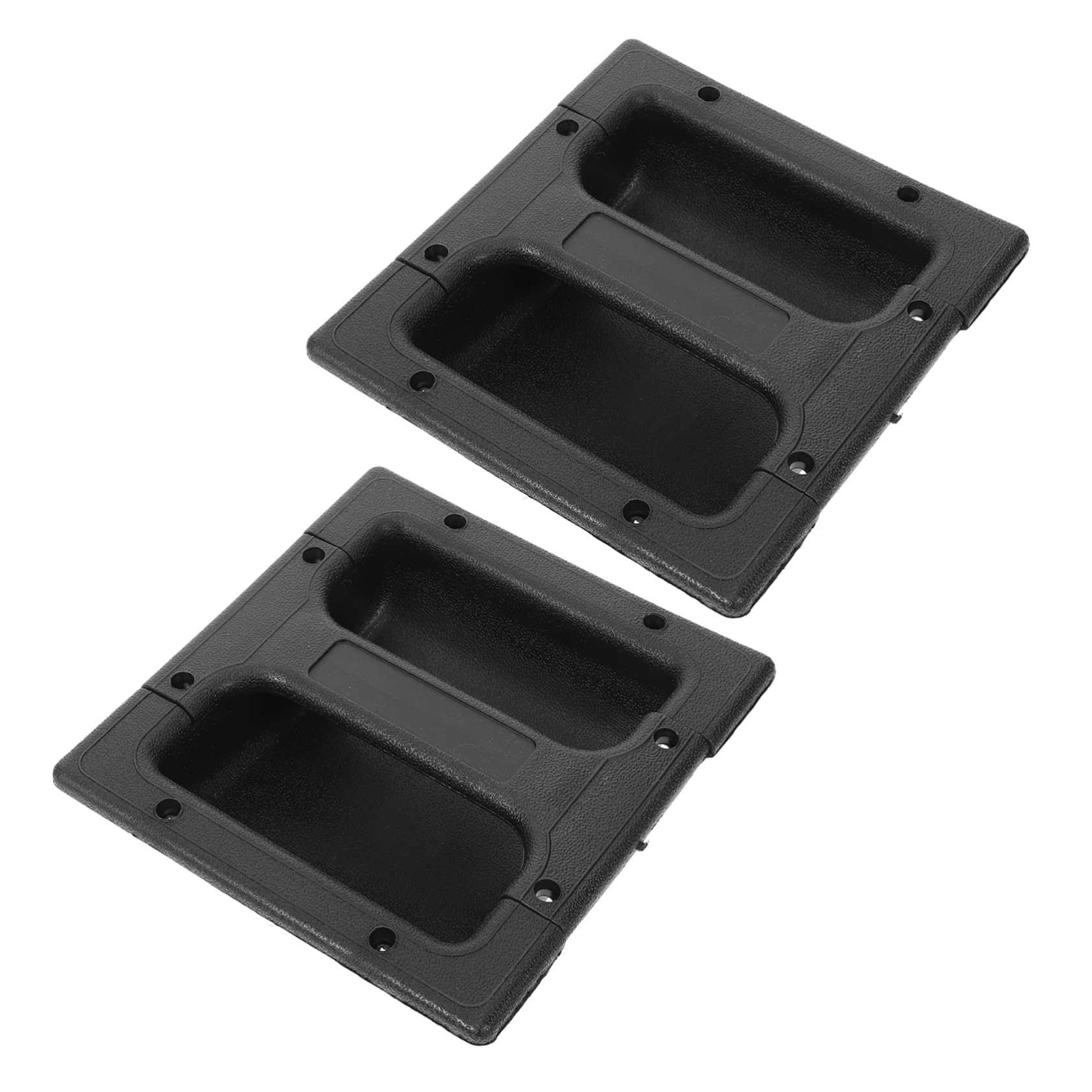 ibasenice 2pcs Speaker Carry Handle Replacement Thick Plastic Handle for Cabinets and Doors Easy Installation Comfortable Grip Versatile Use