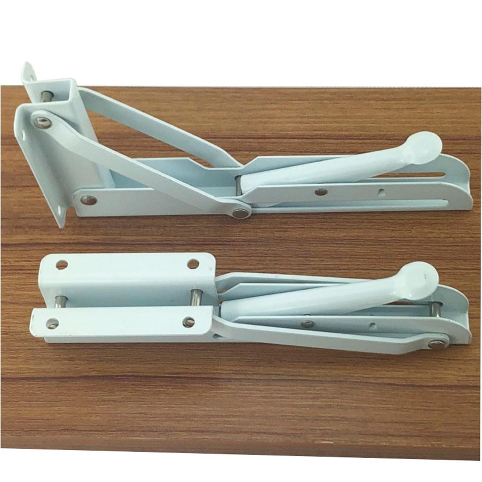 Confezida 2 Staffe per Mensole Resistenti, Staffe per Mensole Pieghevoli a Triangolo, Staffe per Mensole Galleggianti Montate a Parete per Supporto Fai da Te per Piano Di Lavoro, Salvaspazio,