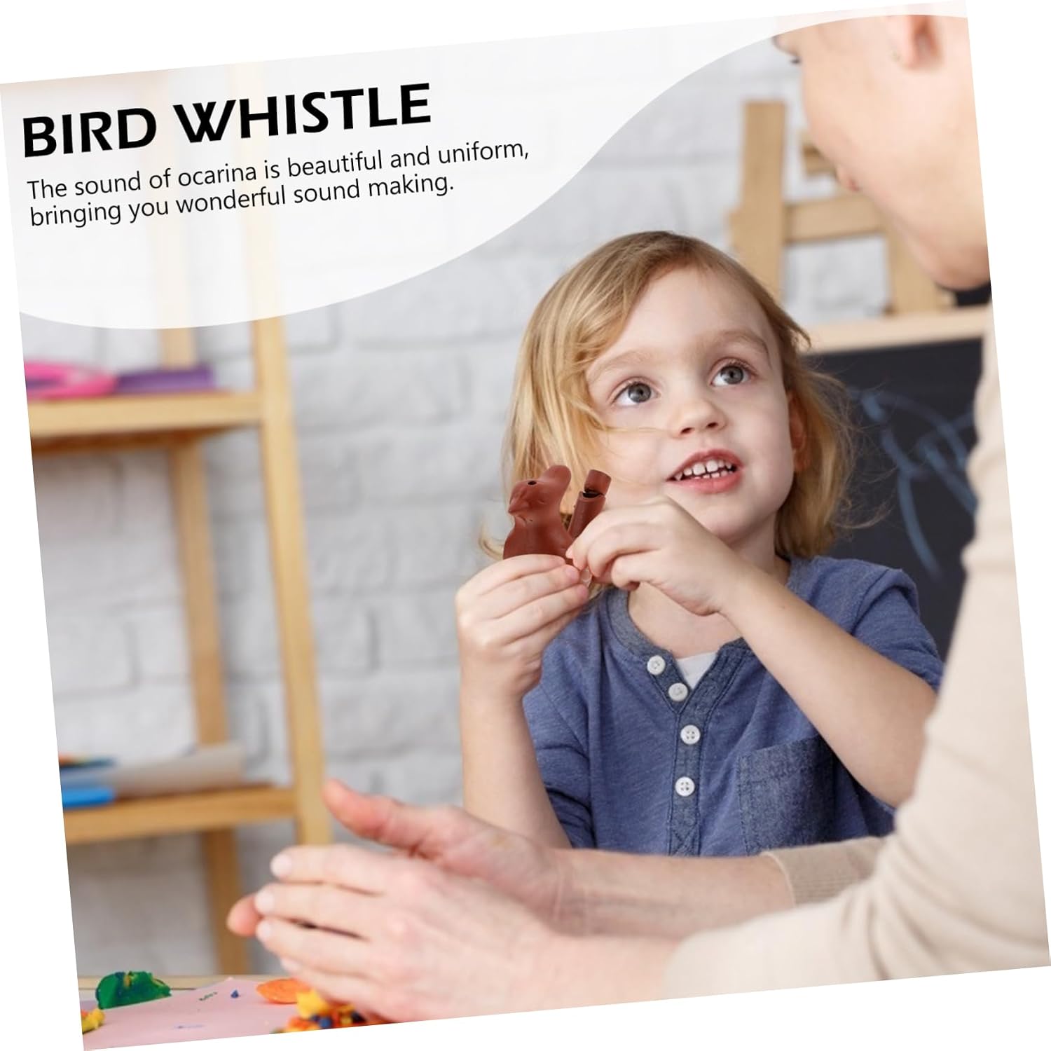 2pcs Real Bird Sound Whistle Emergency for Adults Bulk Whistles for Camping Hiking