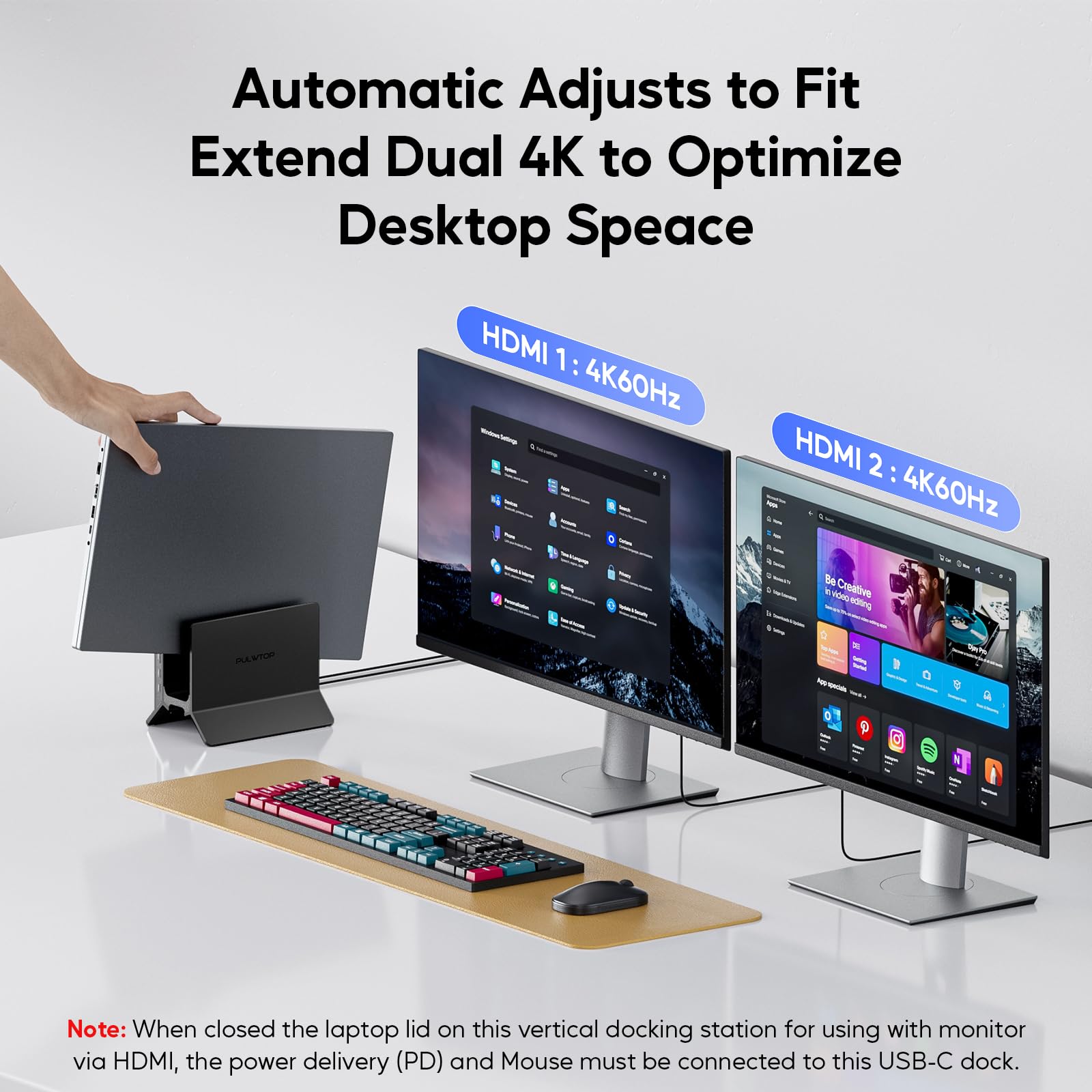 Amazon.co.jp: PULWTOP 11 in 1 USB C ドッキングステーション 2