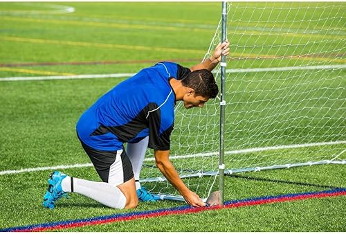 Miniatura 70 de Franklin Sports Porterías de fútbol de competición – Porterías de fútbol de acero portátiles para patio trasero – Portería de fútbol para adultos +