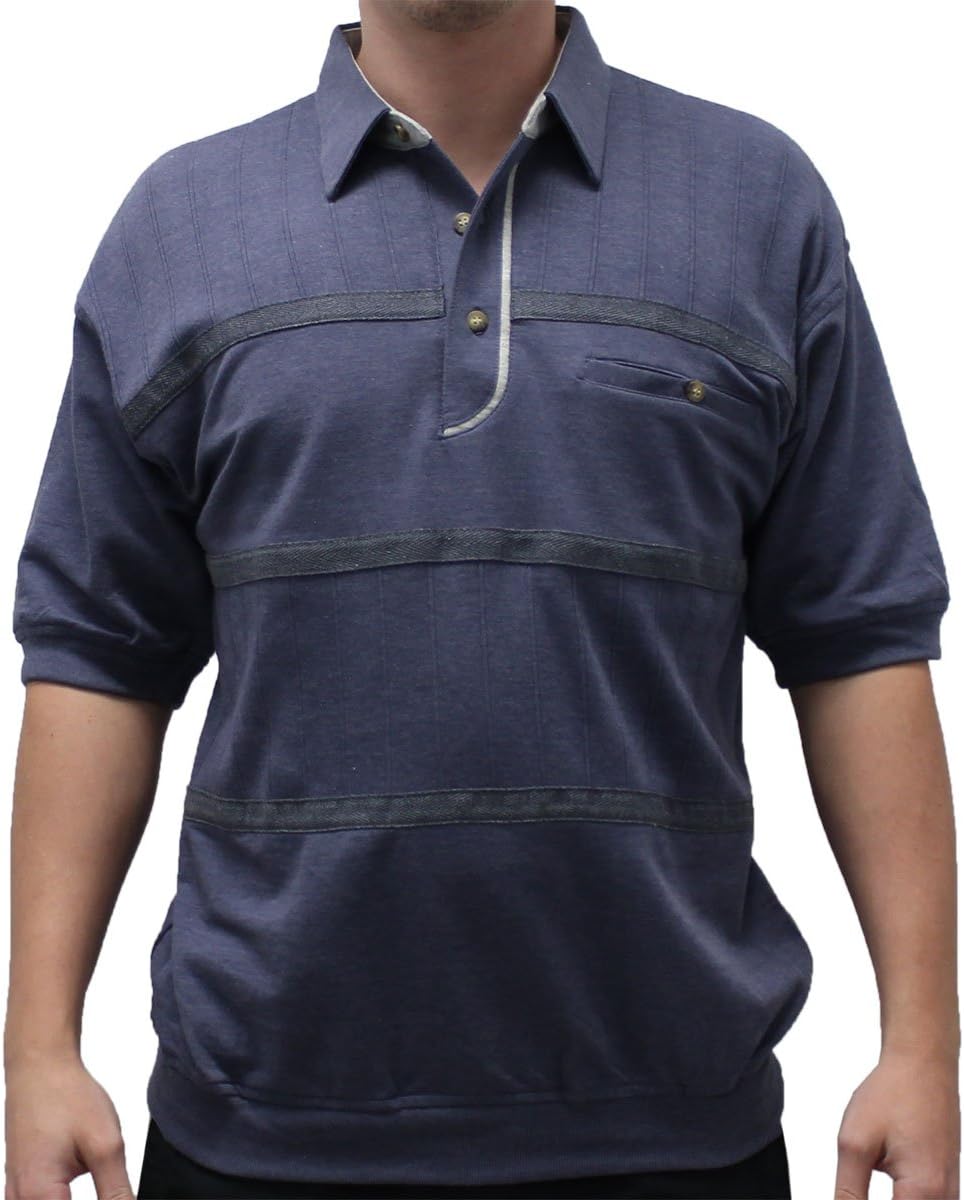 Classics by Palmland French Terry Shirt - 6090-620J-NAVY (XLarge, Navy)