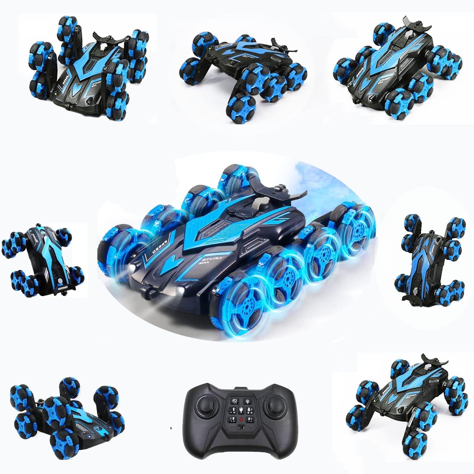 product hub PH 8WD RC Stunt Car - 360° Spin Flip RC Stunt Car with Light and Cool Spray Gift for Boys 3-12 Years (B0CWPDM1P4) Amazon Price History, Amazon Price Tracker