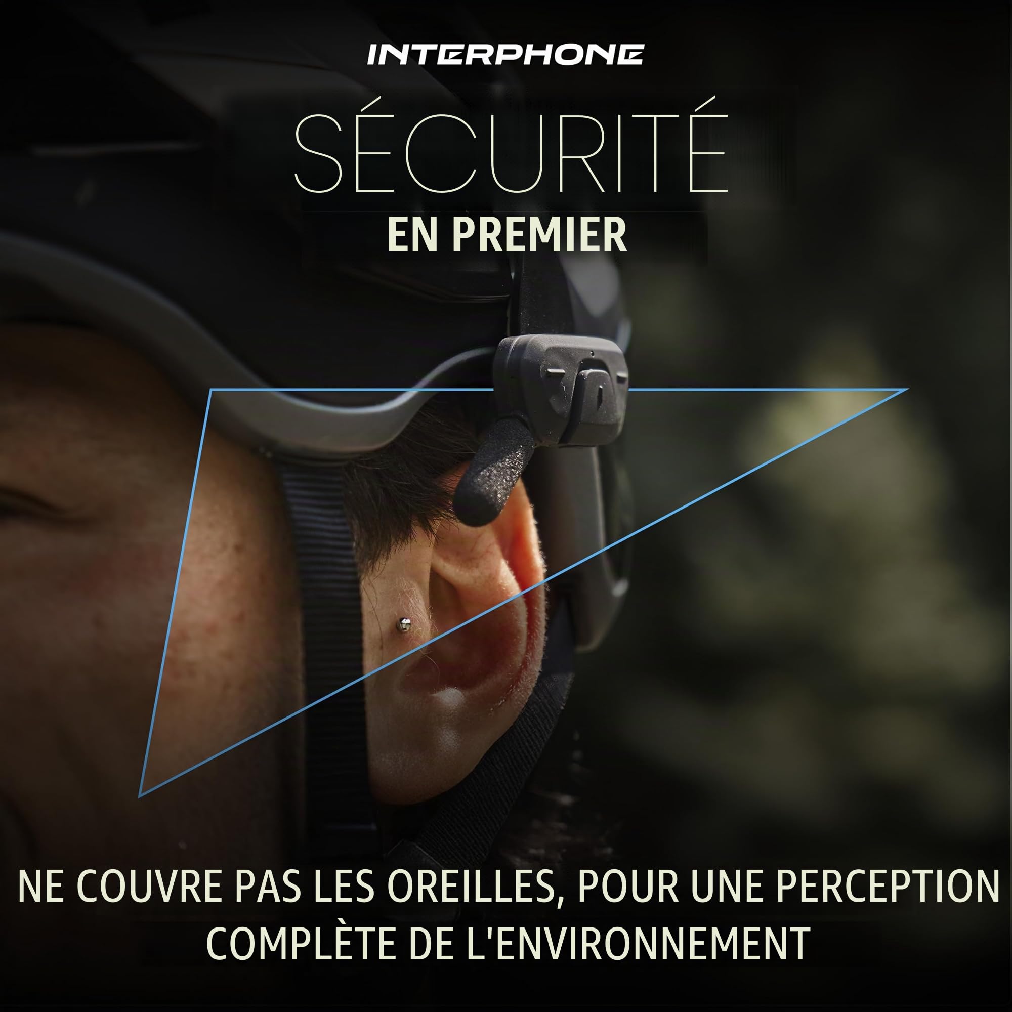 Interphone Aerial Double vélo pour la Communication Entre 2 Cyclistes jusqu'à 300 m, Casque de vélo avec Bluetooth pour GPS, Musique et appels, étanche et avec Filtre Anti-Vent