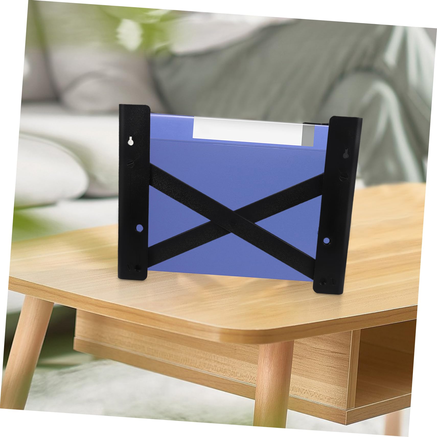 File Organizer For Desk Nero in Plastico, Cartelline Sospese