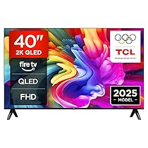 TCL 40SF560 – 40-inch QLED Direct Smart Full HD LED TV with Fire TV and HDR, Metallic Design, Frameless