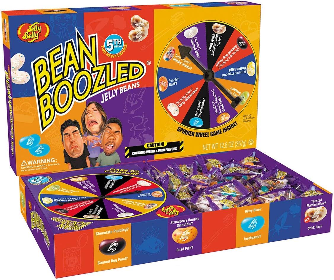 Jelly Belly BeanBoozled Jumbo Spinner Gift Box (5th Edition) - 12.6 oz Jelly Bean Game - Fun for the Whole Family - Official, Genuine, Straight from the Source