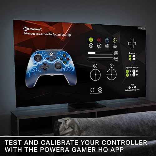 Miniatura 9 de PowerA Advantage Wired Controller for Xbox Series X S - Arc Lightning, Xbox Controller with Detachable 10ft USB-C Cable, Mappable Buttons, Trigger