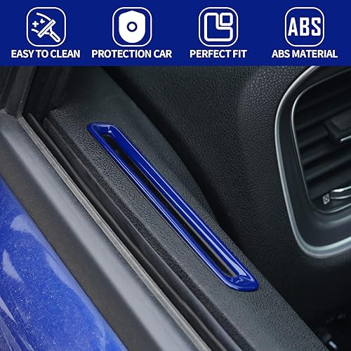 Miniatura 5 de Voodonala Aire acondicionado para puerta, salida de ventilación, salida de ventilación, embellecedor para Dodge Charger 2011-2024+, accesorios
