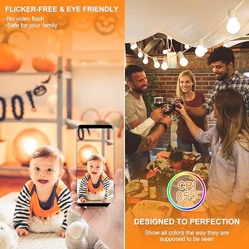 Miniatura 5 de hansang Bombilla LED E12 de 5000 K, luz diurna, paquete de 8 bombillas para ventilador de techo, bombillas LED de candelabro A15 para candelabro,