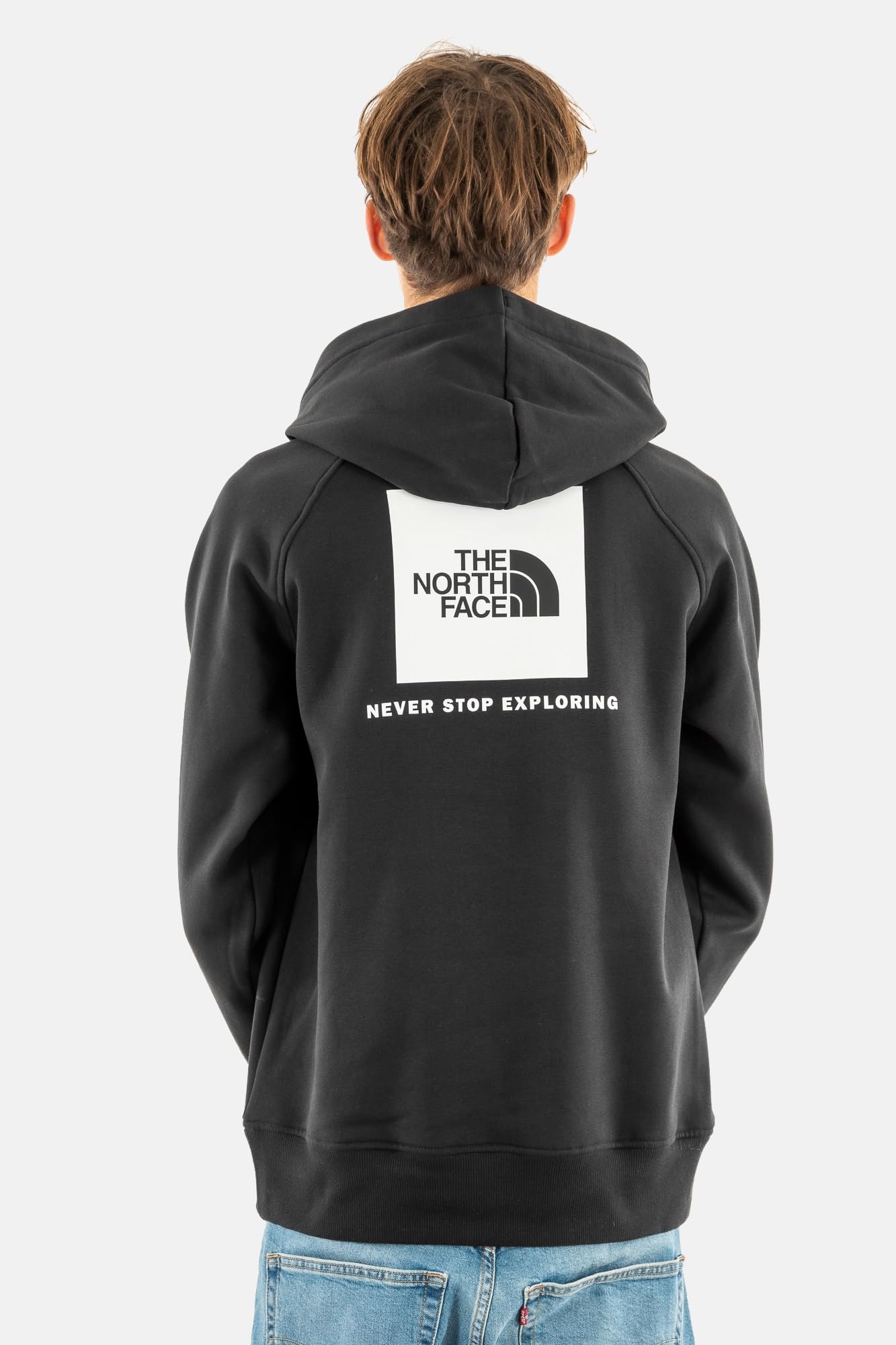 The North Face M Raglan Box NSE Hoodie Felpa con Cappuccio Uomo (Pacco da 1)