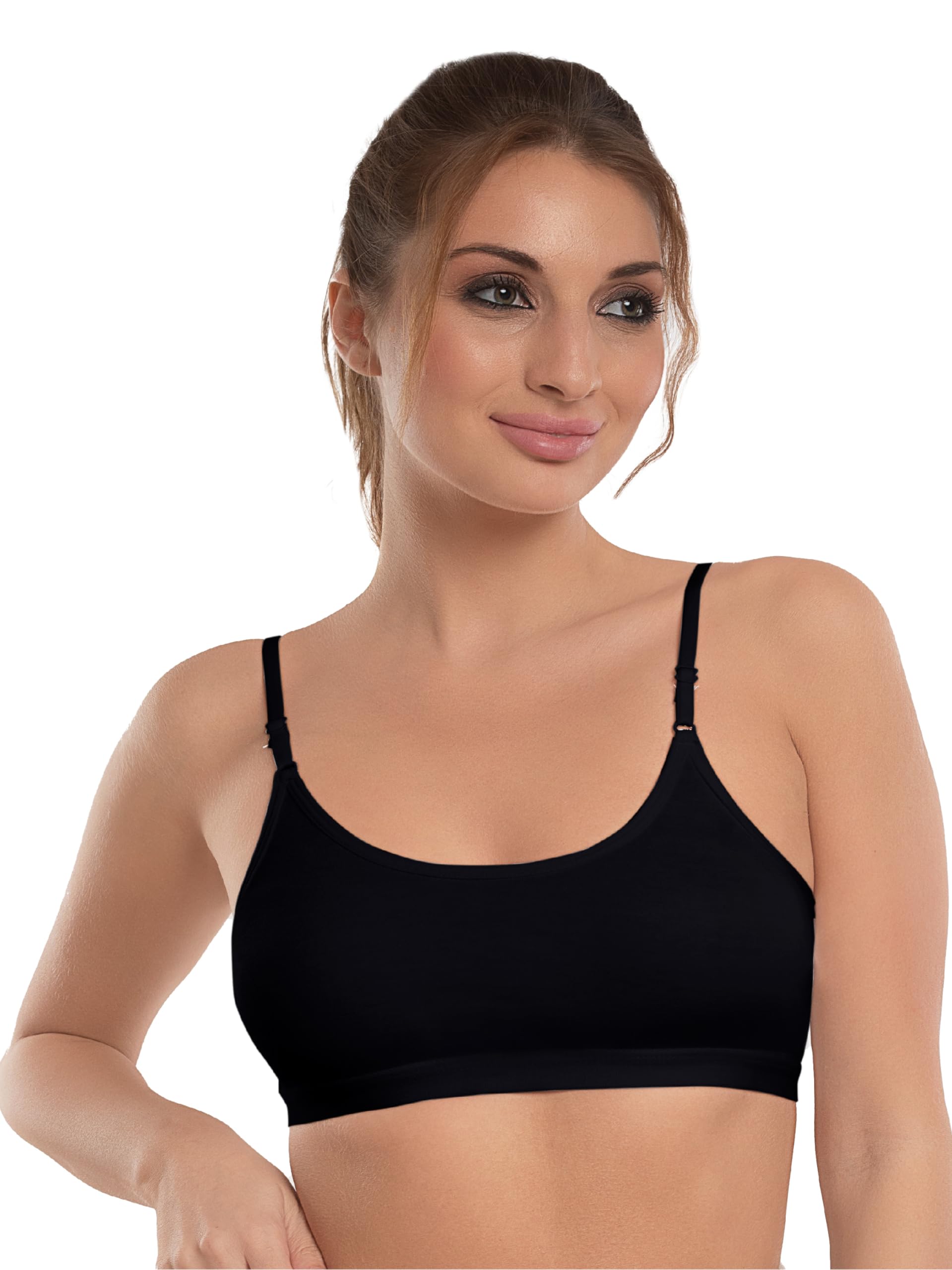 daisy dee Women's Cotton Non-Padded Wirefree Full Coverage T-Shirt/Beginners Bra with Adjustable Straps - NTNEUP-picture-18