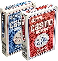Vista 4 de Baraja de cartas españolas Casino catalán Sidecar Justo Rodero Argentina Naipes