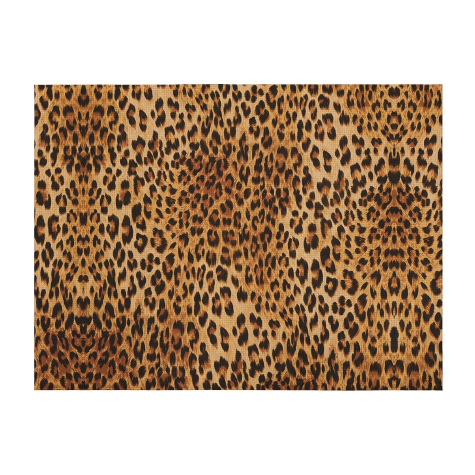 CHANGLEI Leopard Print Throw Blanket Flannel (240g) Blanket,Personalised Print Soft Warm Cozy Versatile Blanket For Bed Sofa