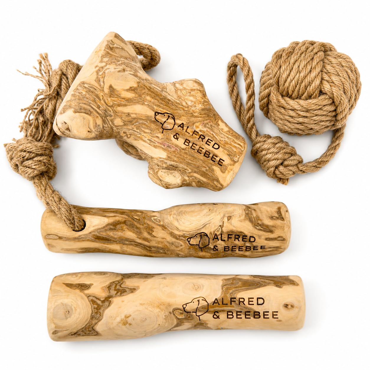 Natural Coffee Wood Slow Chew 4 Pack