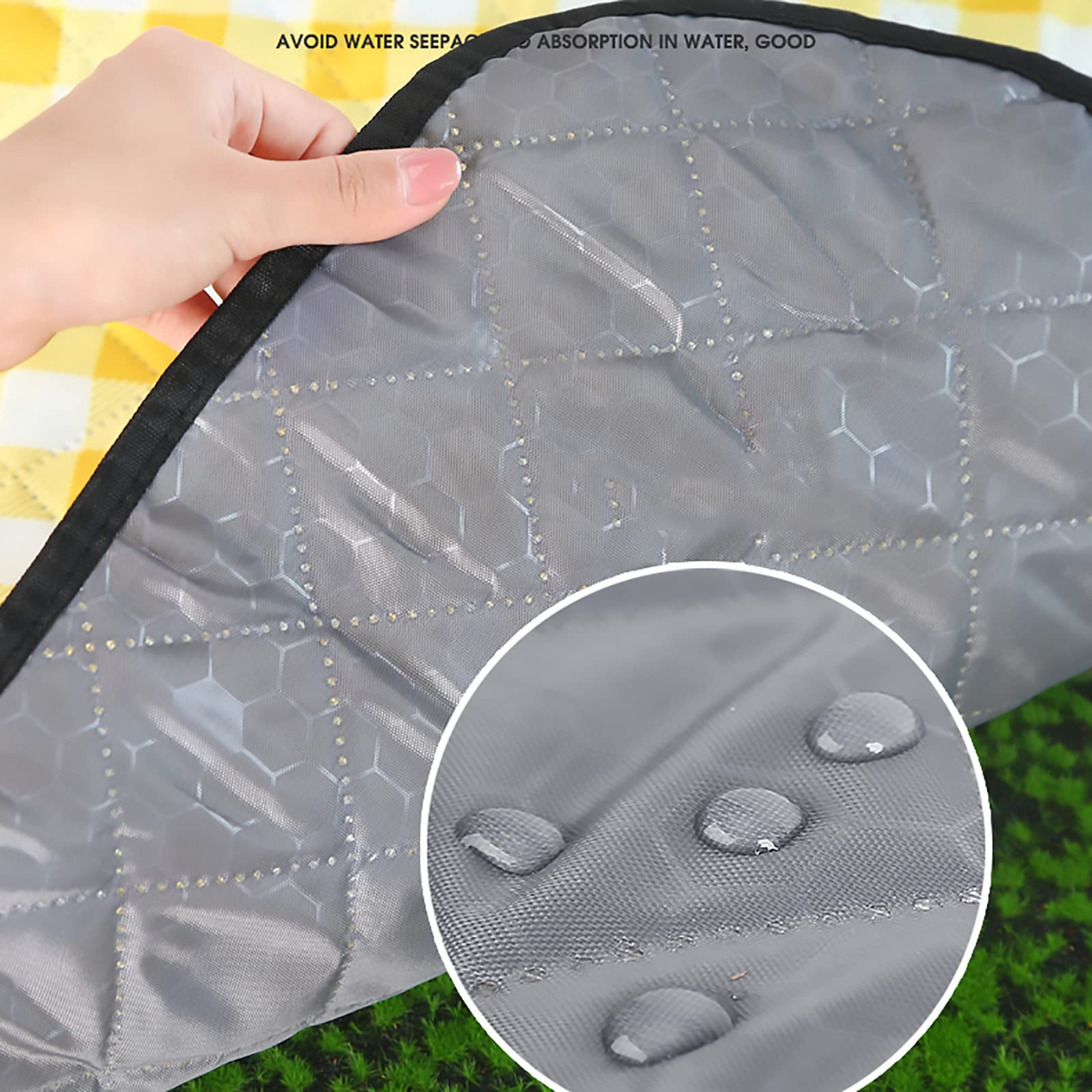DMCE Couverture d'extérieur pliable et portable pour voyage, camping, plage, résistante au sable, avec sangle de transport, rose 200 x 200 cm