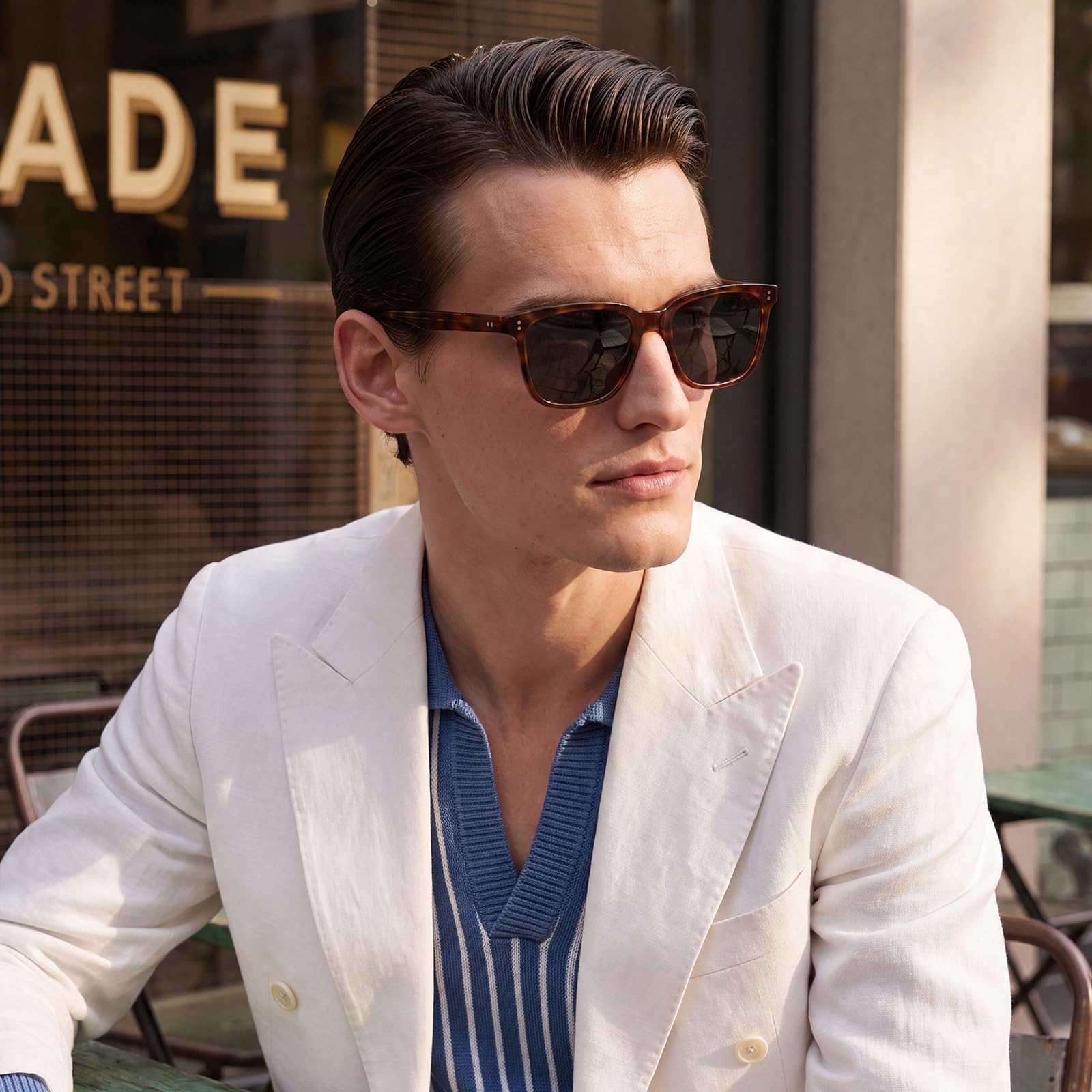 CARFIA Lunettes de soleil polarisées pour homme - Pour la conduite - Cadre