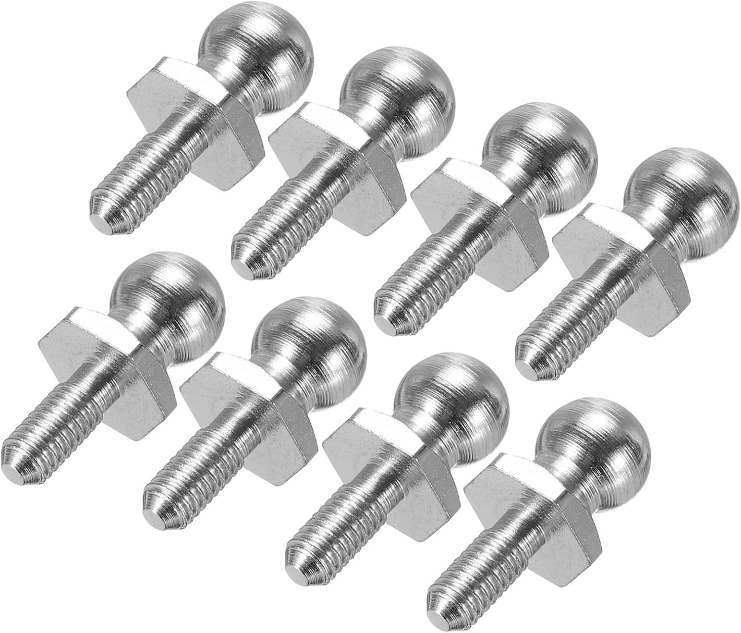 MECCANIXITY M3xL15mm Lever Steering Linkage Tie Rod Ball Head Link Joint End for RC Crawler Car Pack of 8