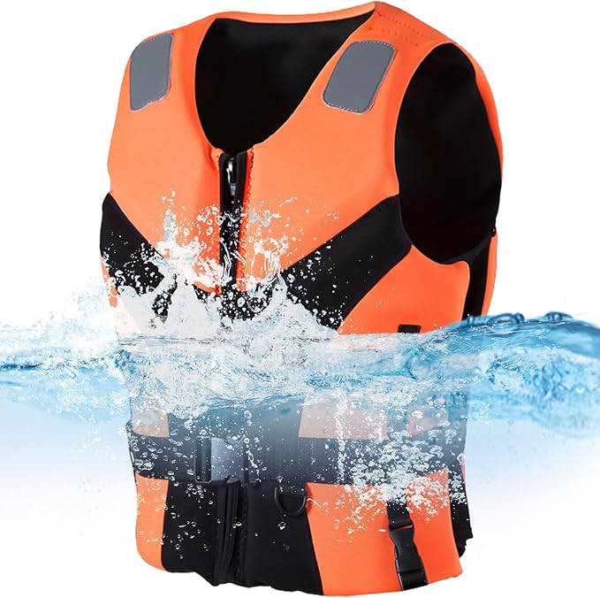 Schwimmweste Für Erwachsene - Verstellbare Auftriebsweste Für Kajak, Schwimmen & Wassersport