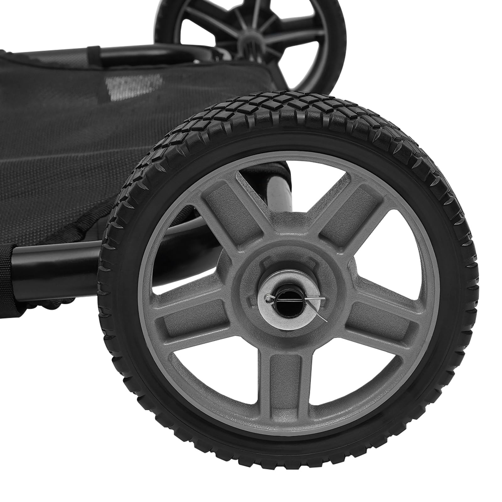 Fahrbarer Tierträge, Faltbare Transport Notfalltrage 115×55×15cm, Verstellbarer Schultergurt, Leicht zu bewegen, Tragfähigkeit 50 kg für Haustiere mit Notfällen