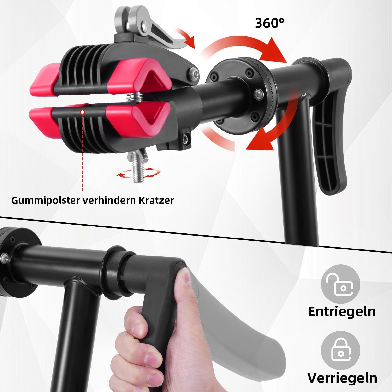 Generisch Fahrrad-Montageständer Bike Display Arbeitshalter Gestell | Fahrrad-Bodenständer für den Einsatz im Freien und in Innenräumen, zu Hause, in der Werkstatt, im Keller und in der Wohnung