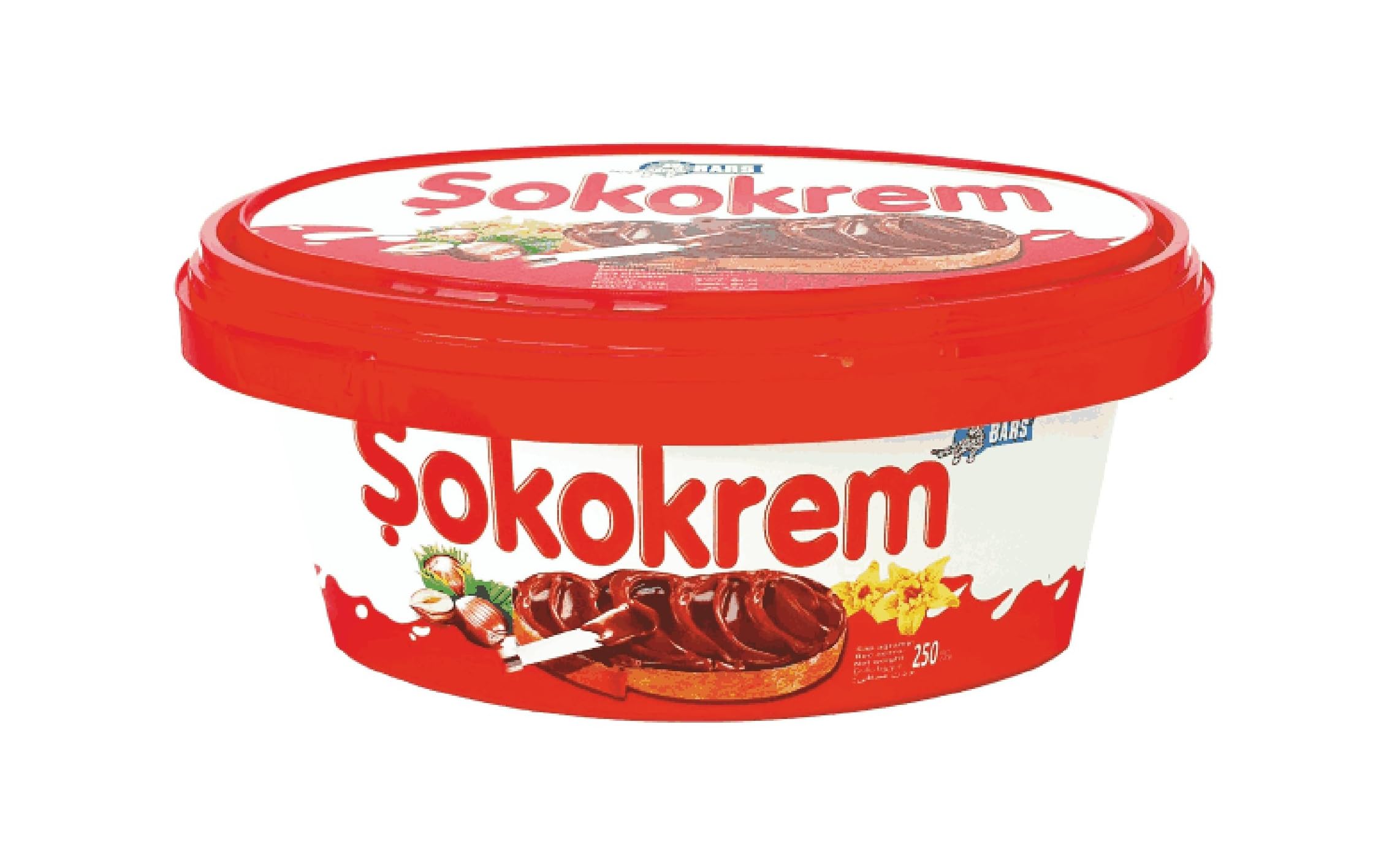 BarsSokokrem Hazelnut Flavoured Cocoa Spread 250g | Nut Butter | Nut Spread | Hazelnut Spread | Chocolate Spread