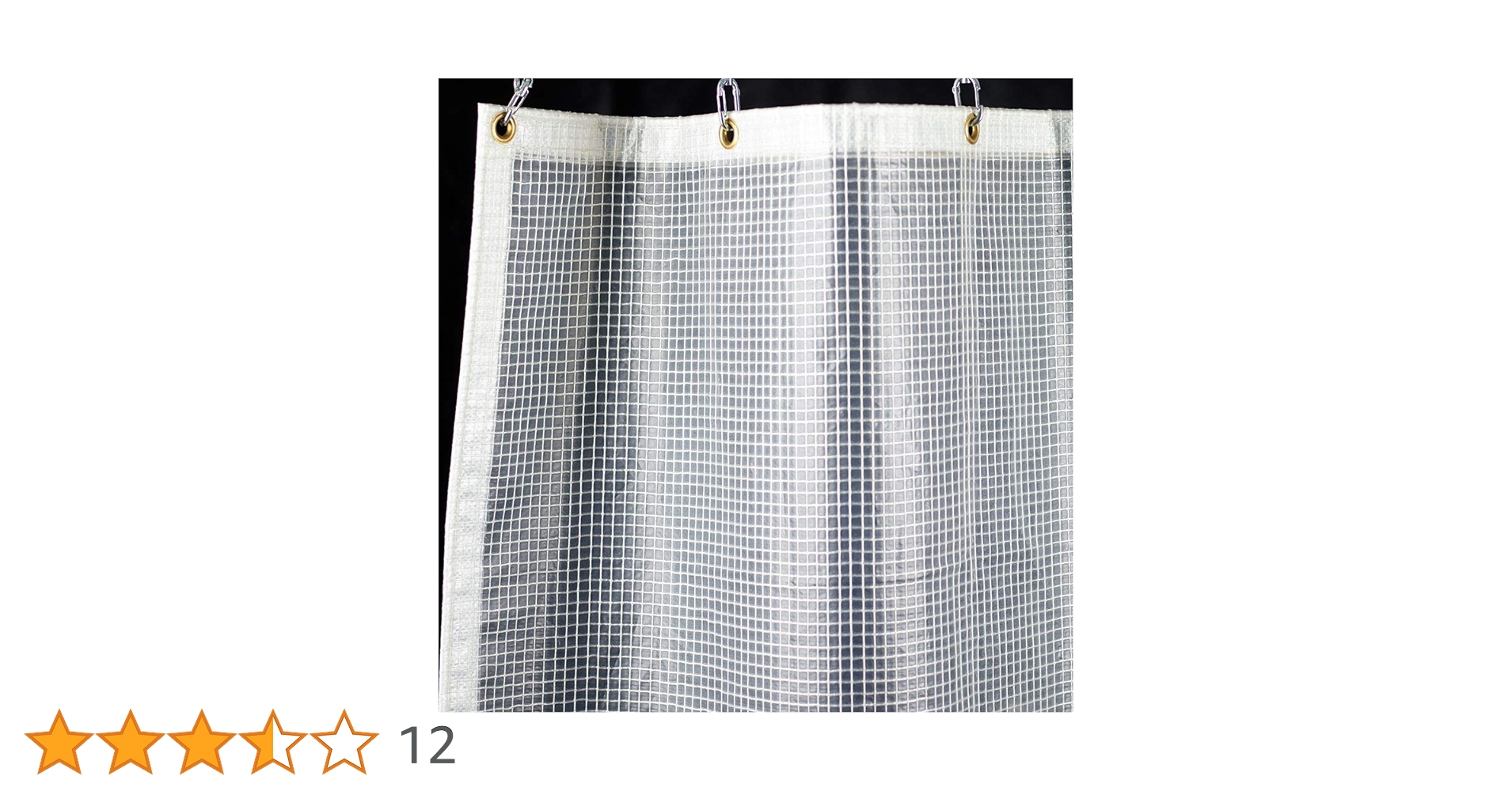 Amazon｜TOMOYASU ビニールカーテン 透明 糸入り FT09 ▽幅200cm ▽丈