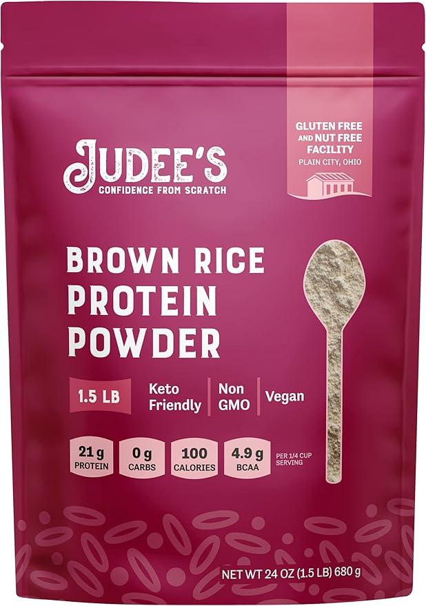 Judee’s Brown Rice Protein Powder (80 Protein) 1.5 lb