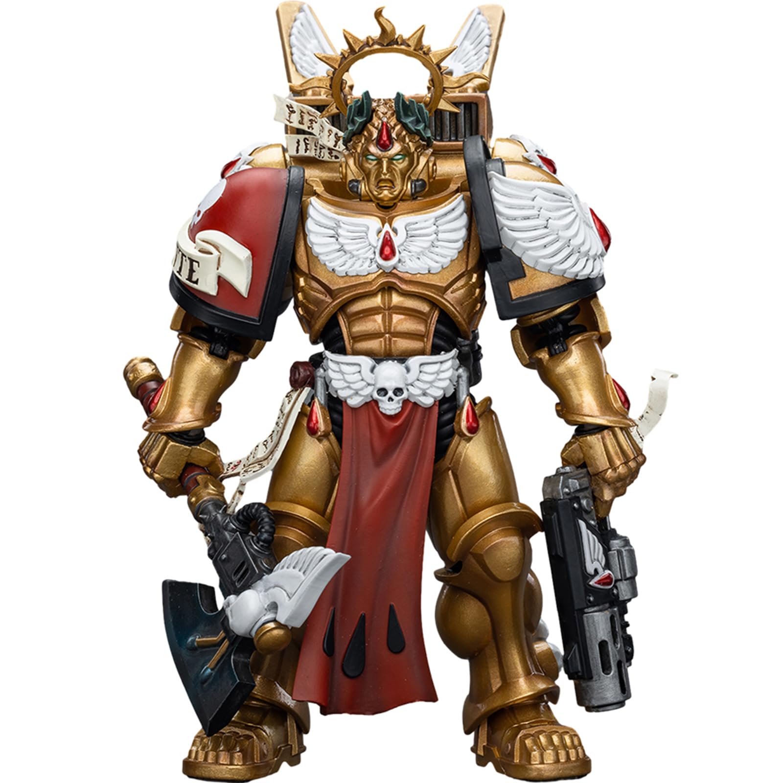 JOYTOY Warhammer 40k Blood Angels, 1/18 Blood Angels Commander Dante Action Figure Collect Model