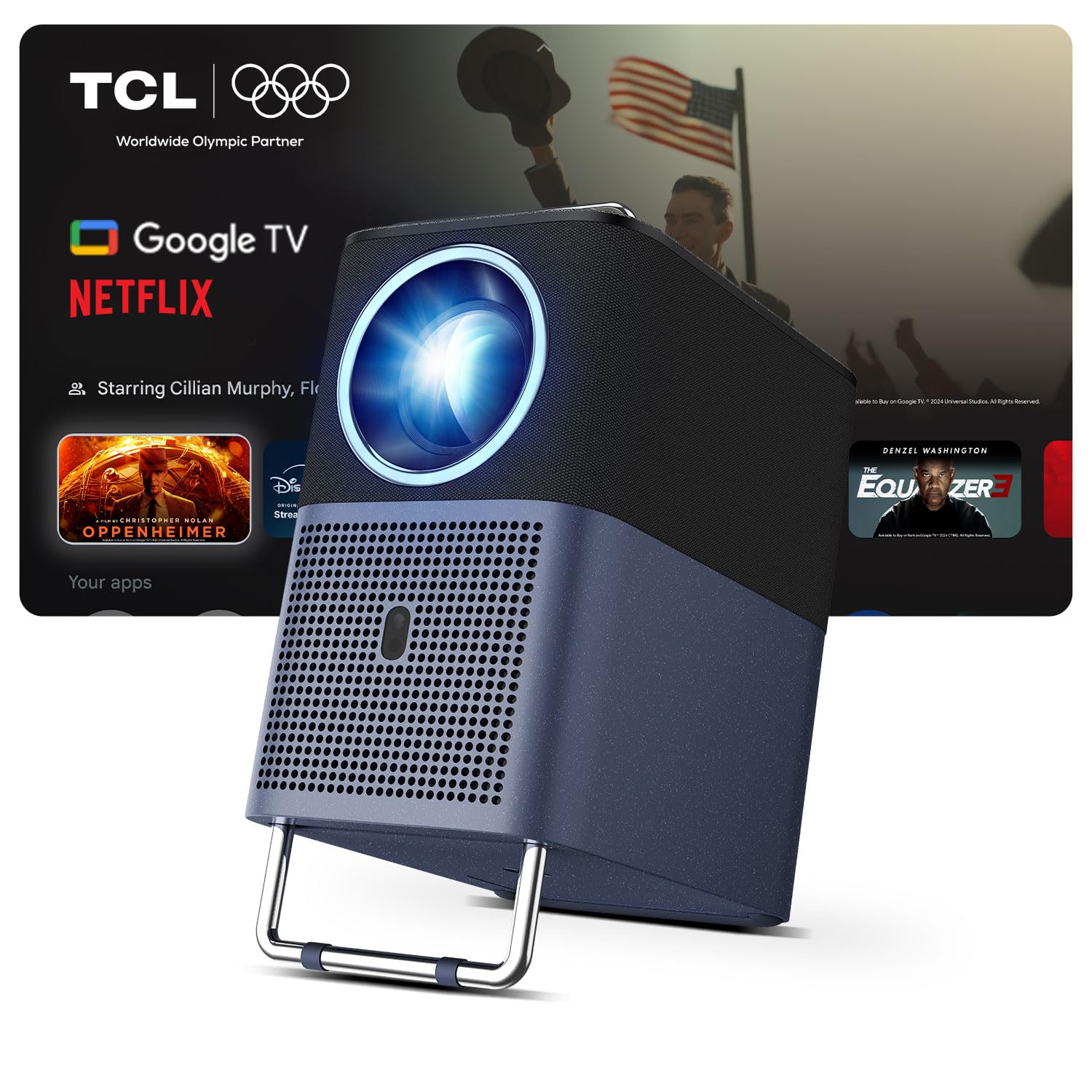 TCL A1S プロジェクター TCL A1 1080p FHD Smart Projector with Google TV and Netflix
