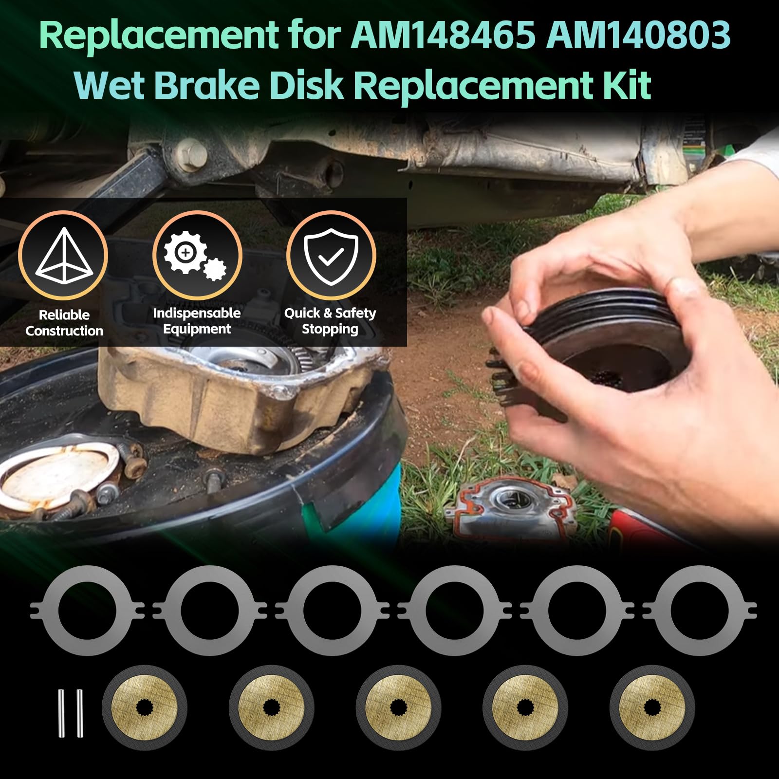 DCUセット AM148465: Park Brake Disk Kit | Shop.Deere.com